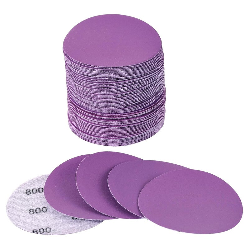 Arilier 3 Inch Sanding Disc 40Pcs, 800 Grit Sandpaper, Drill Sanding Attachment, Wet Dry Hook and Loop Sandpaper Discs for Random Orbital Sanders, Alumina Sand Paper for Wood, Metal, Automotive - Image 1